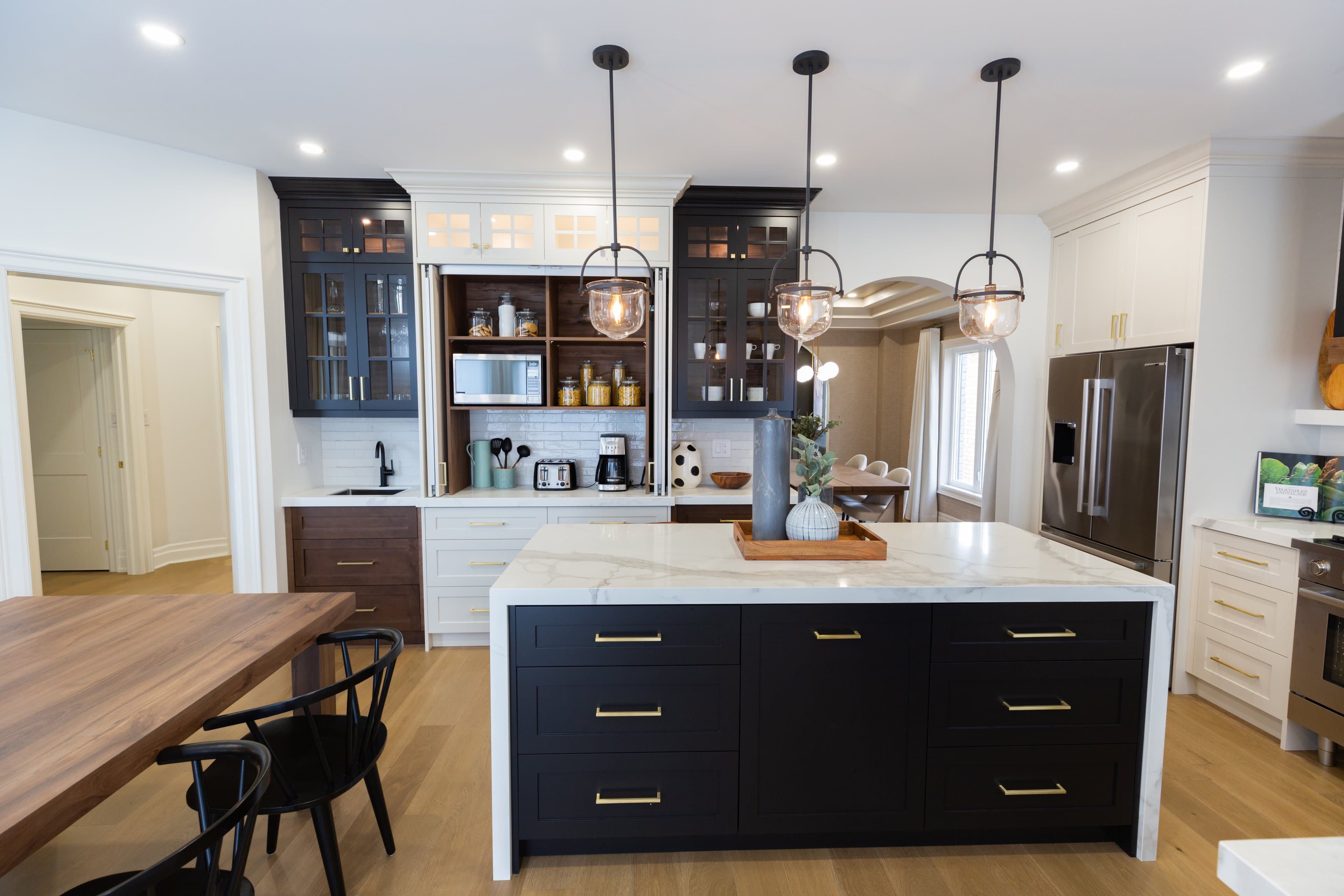 Modern kitchen renovation in Toronto